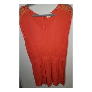 Charlotte Russe Short Coral Romper